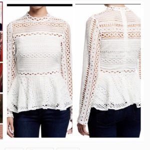 Endless Rose top in crochet lace.